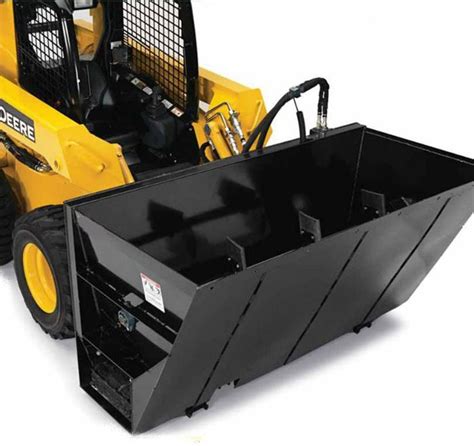 skid steer side discharge bucket|side dump loader bucket.